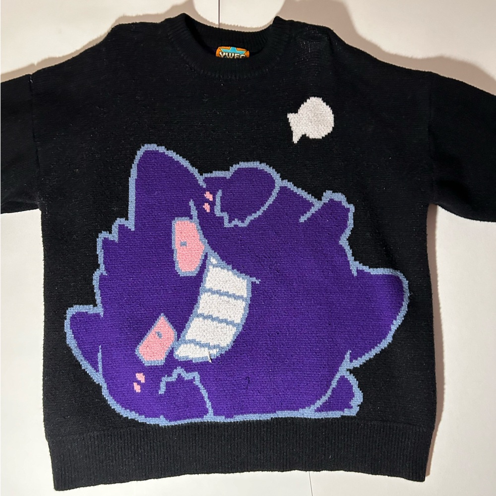 YWFG Pokemon Gengar Sweater